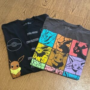 Lot of 2 Pokemon shirts-Eeveelutions